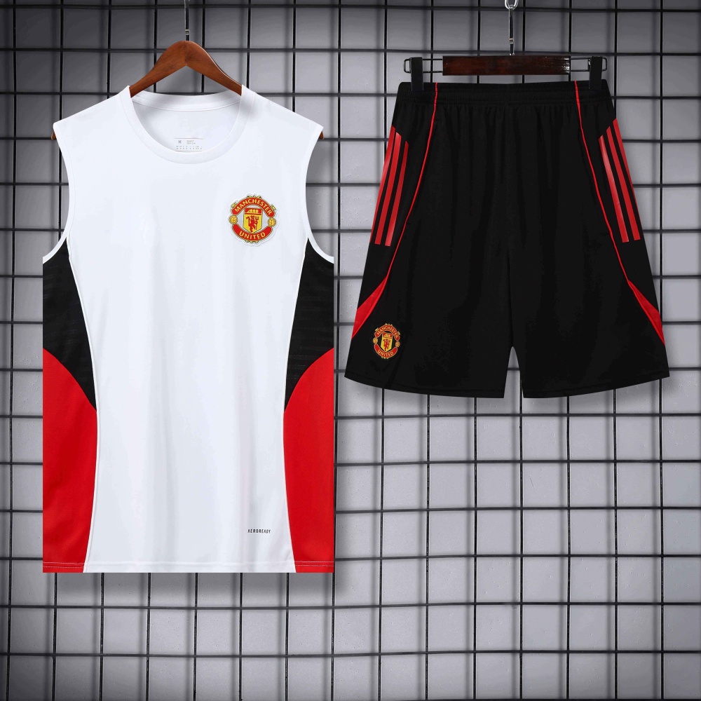 2526 season Manchester United F.C. Training clothes suit vest Fan version