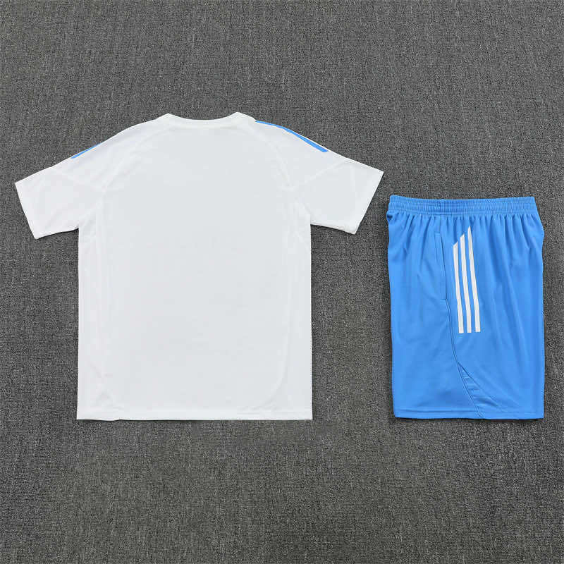 2526 season Real Madrid CF Training clothes suit Short sleeve Fan version