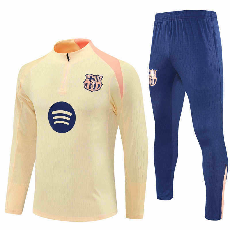 2526 season FC Barcelona / Barça Half zip training suit set
