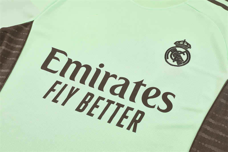 2526 season Real Madrid CF Training clothes suit Short sleeve Fan version
