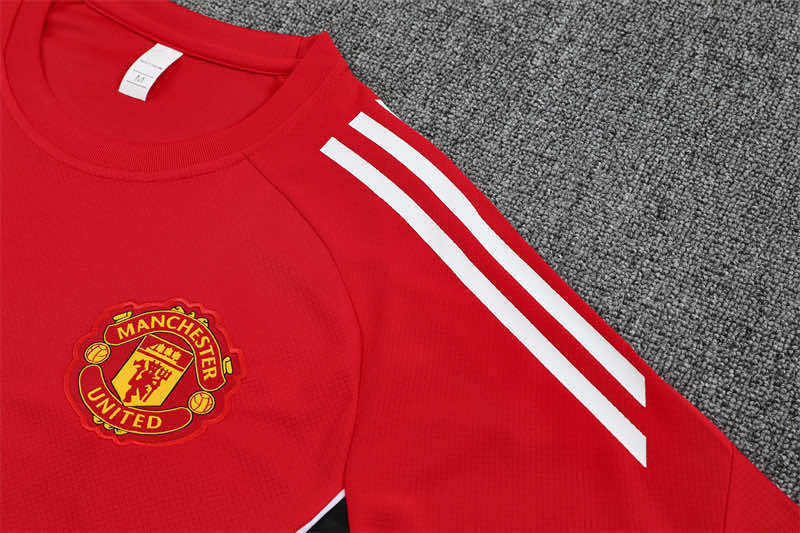 2526 season Manchester United F.C. Training clothes suit Short sleeve Fan version