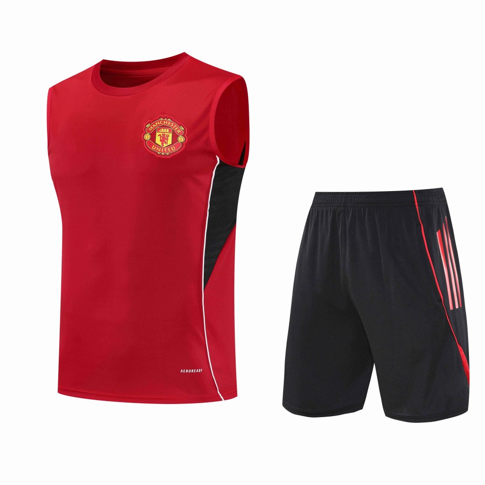 2526 season Manchester United F.C. Training clothes suit vest Fan version