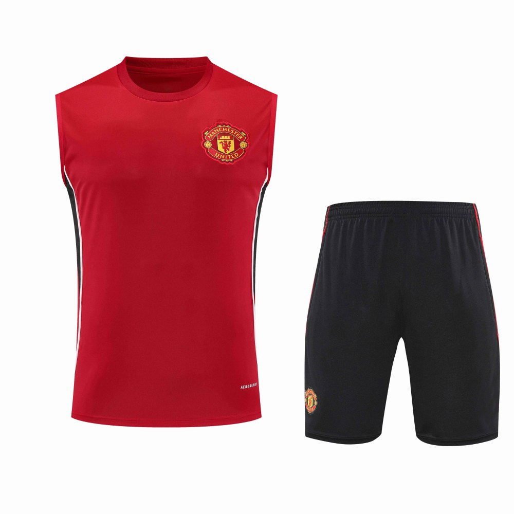 2526 season Manchester United F.C. Training clothes suit vest Fan version