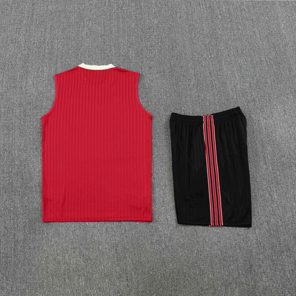 2526 season Manchester United F.C. Training clothes suit vest Fan version