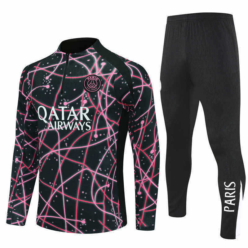 2526 season Paris Saint-Germain F.C. Half zip training suit set