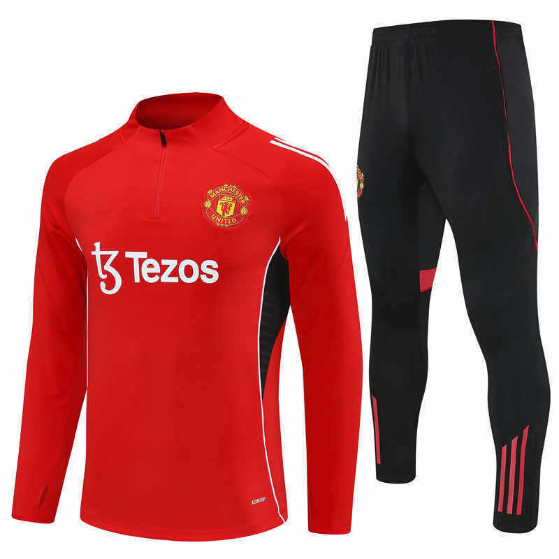 2526 season Manchester United F.C.  Half zip training suit set