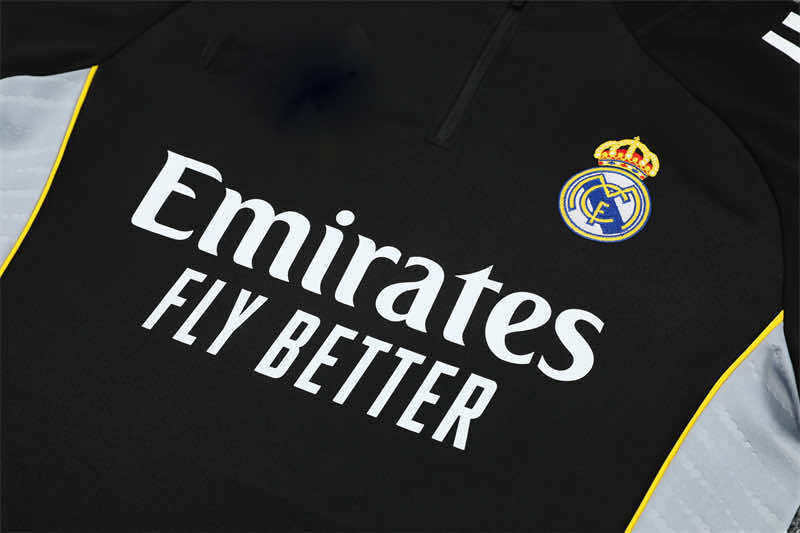 2526 season Real Madrid CF Half zip training suit set