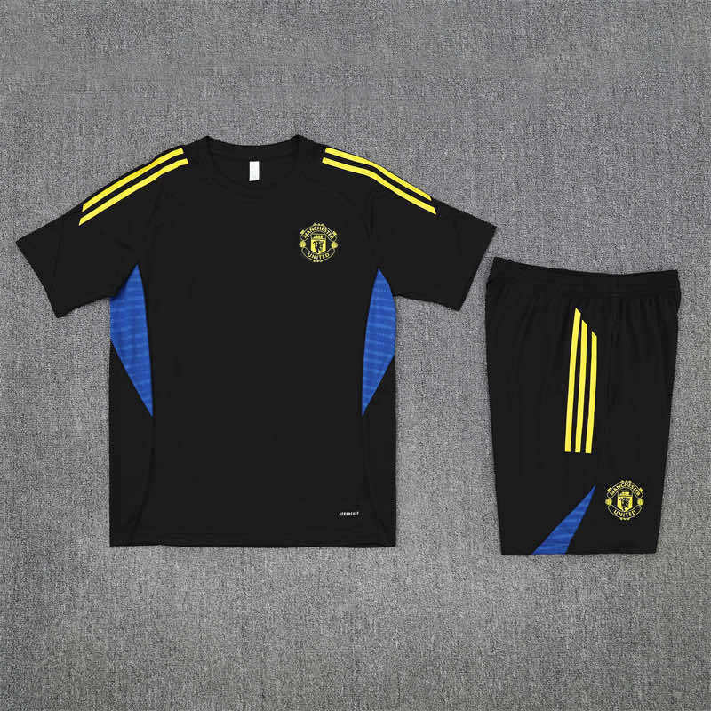 2526 season Manchester United F.C. Training clothes suit Short sleeve Fan version