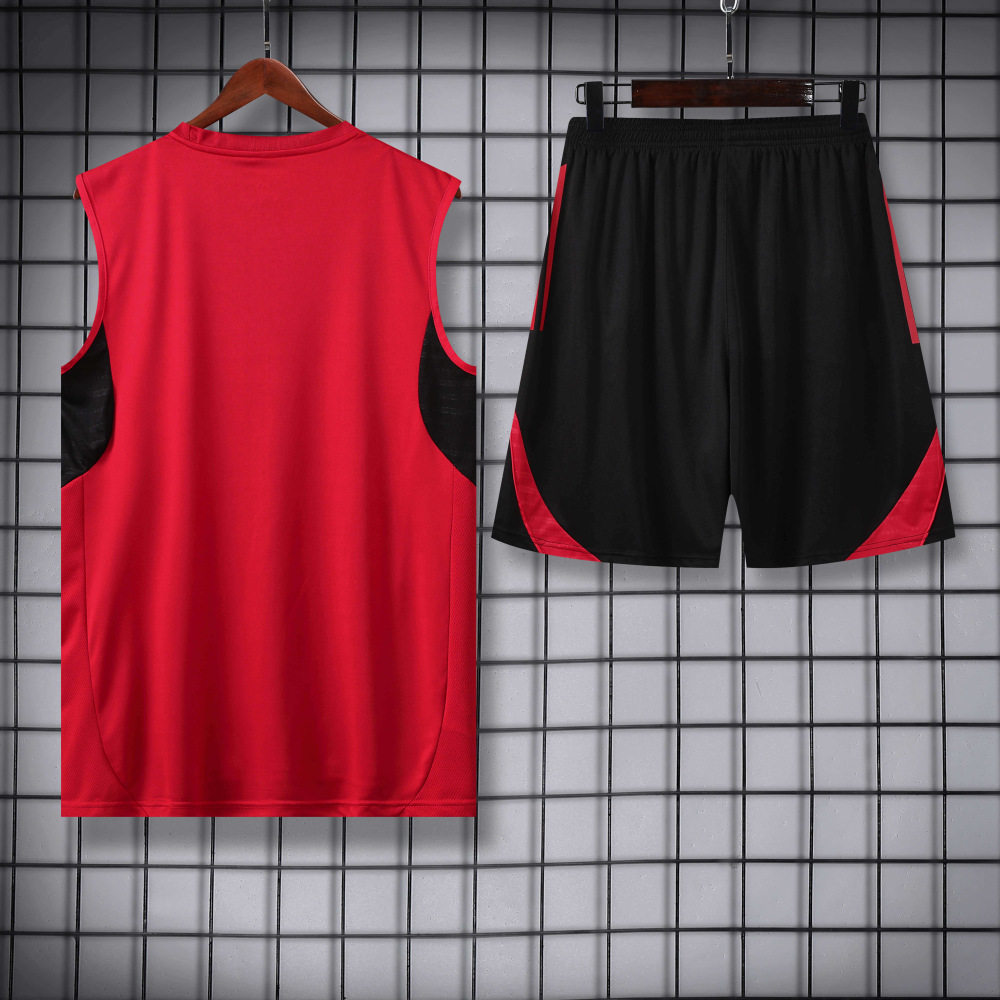 2526 season Manchester United F.C. Training clothes suit vest Fan version
