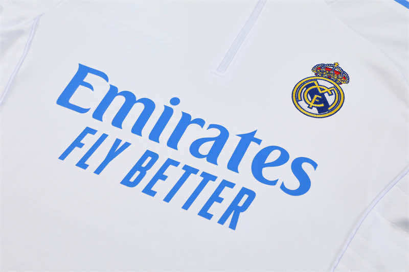 2526 season Real Madrid CF Half zip training suit set