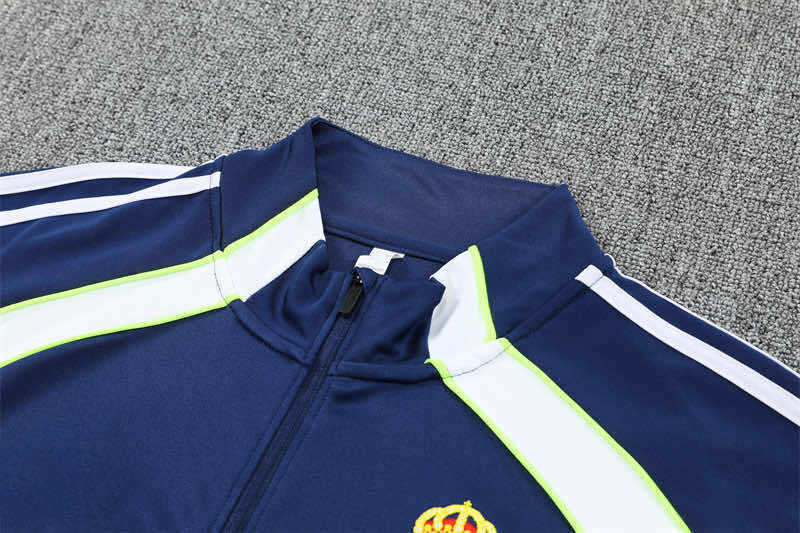 2526 season Real Madrid CF Half zip training suit set