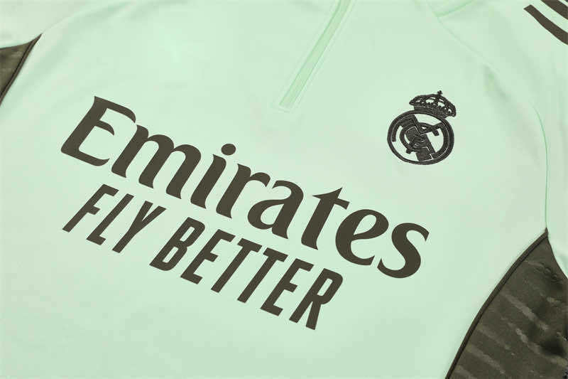 2526 season Real Madrid CF Half zip training suit set