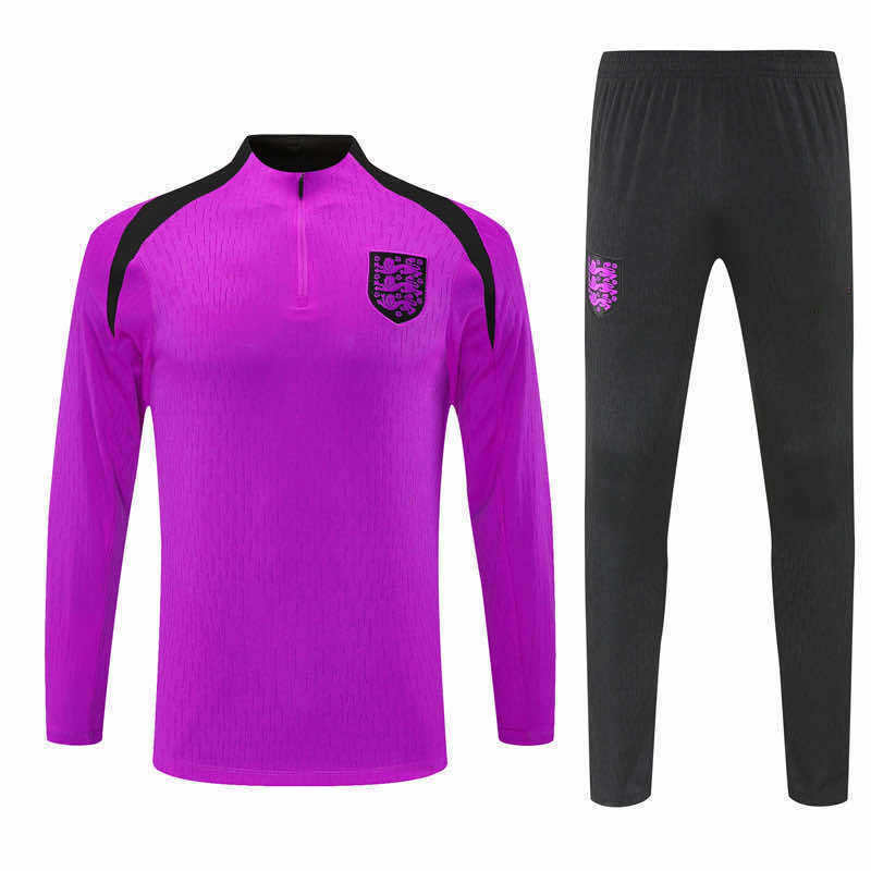 2526 season England Half zip training suit set