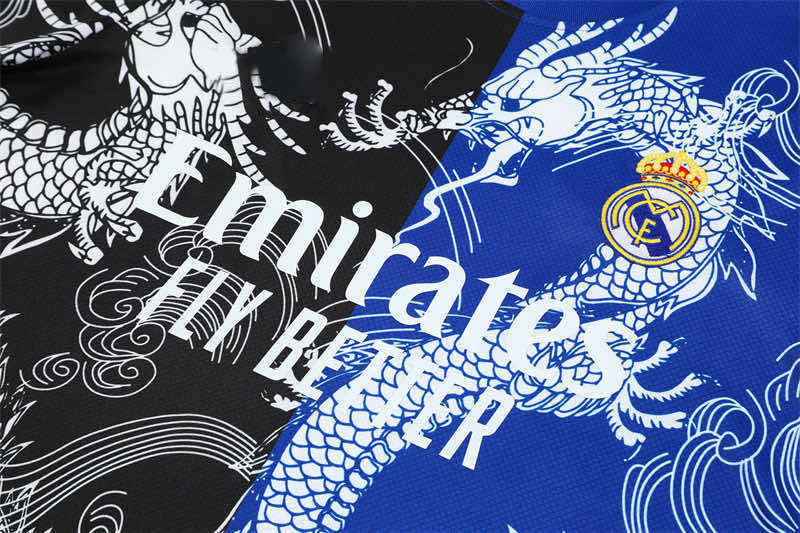2526 season Real Madrid CF Training clothes suit Short sleeve Fan version