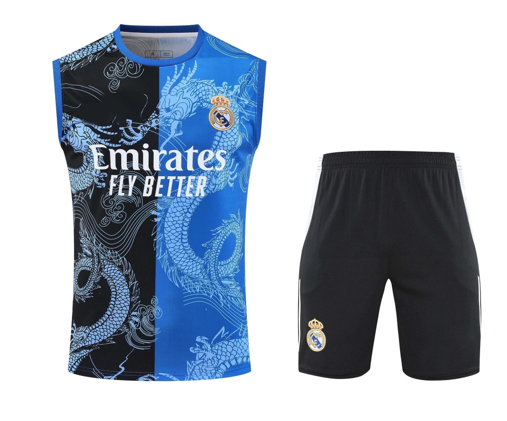 2526 season Real Madrid CF Training clothes suit vest Fan version