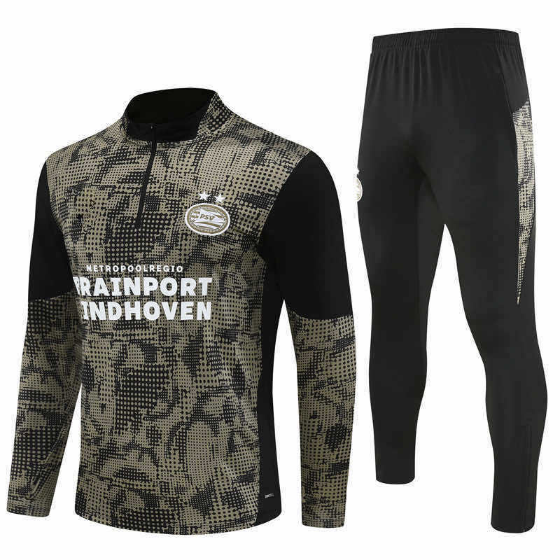 2526 season Eindhoven football club PSV Half zip training suit set