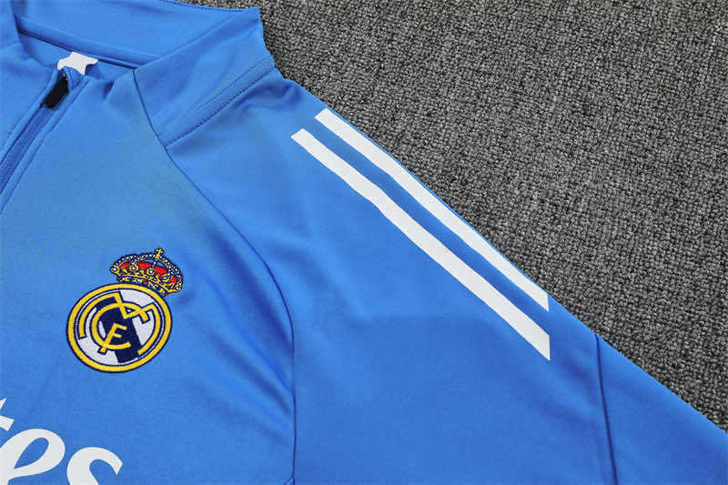 2526 season Real Madrid CF Half zip training suit set
