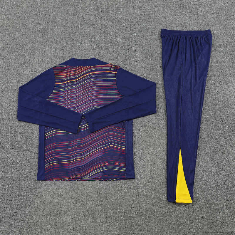 2526 season FC Barcelona / Barça Half zip training suit set