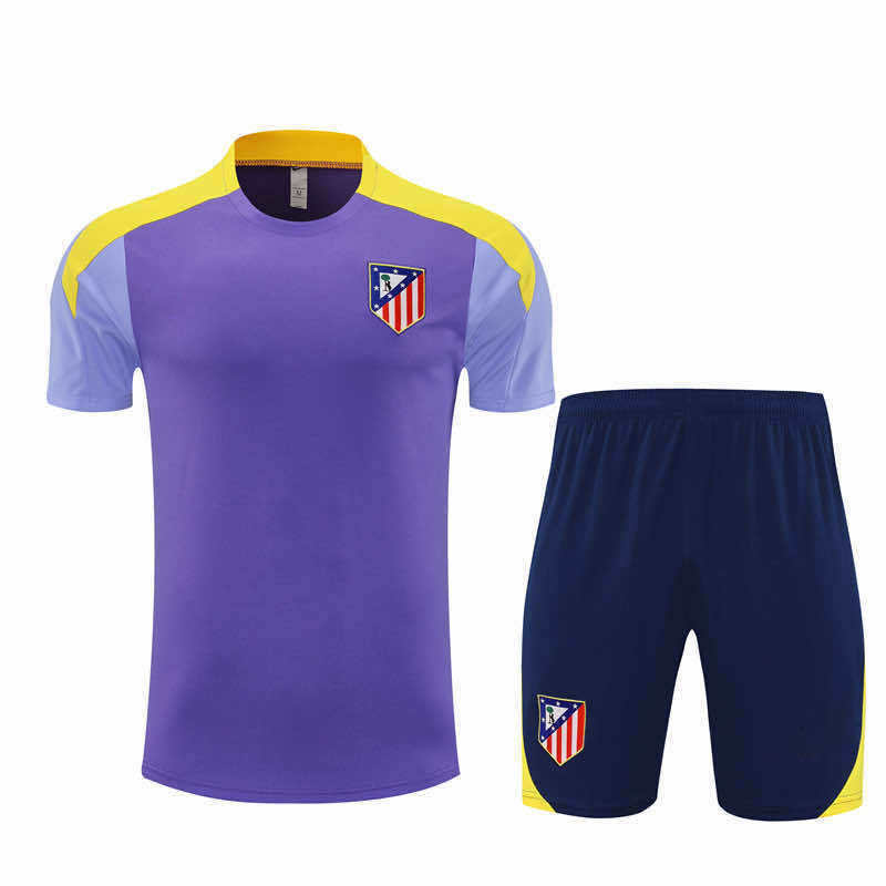 2526 season Club Atlético de Madrid Training clothes suit Short sleeve Fan version