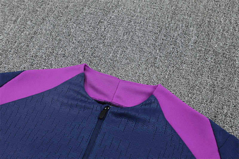 2526 season FC Barcelona / Barça Half zip training suit set