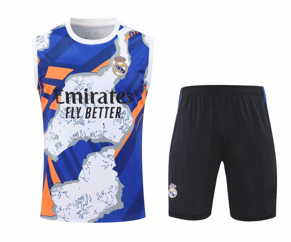 2526 season Real Madrid CF Training clothes suit vest Fan version