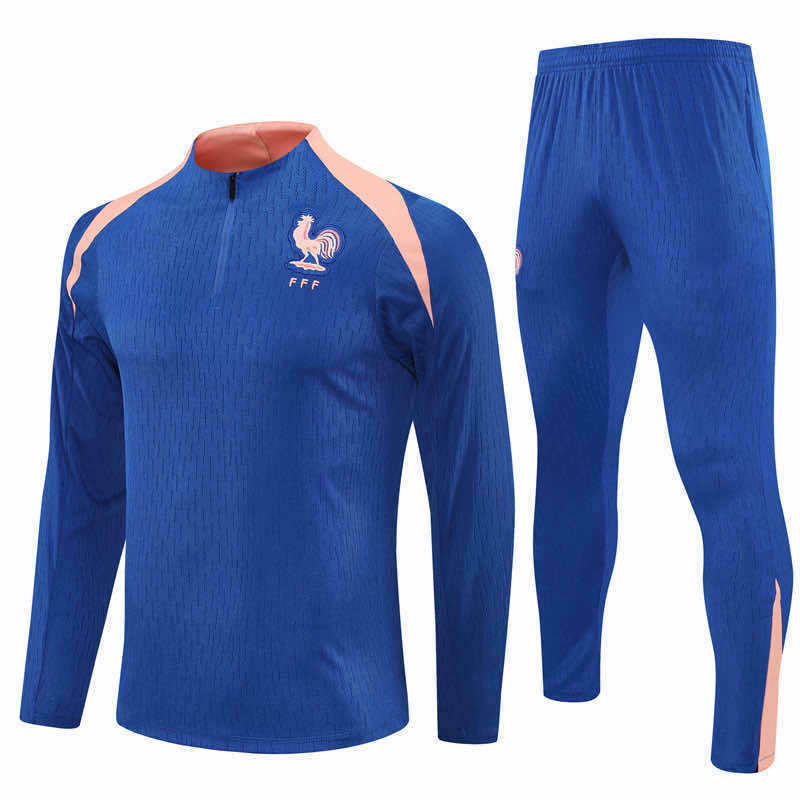 2526 season France Half zip training suit set