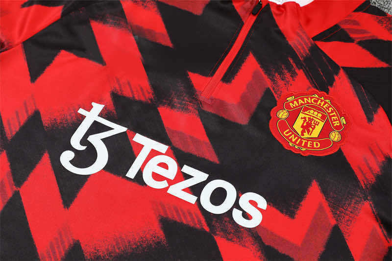 2526 season Manchester United F.C.  Half zip training suit set
