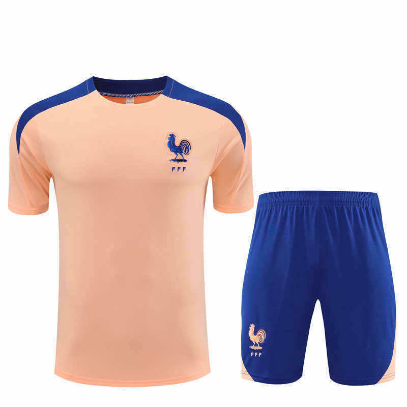 2526 season France Training clothes suit Short sleeve Fan version