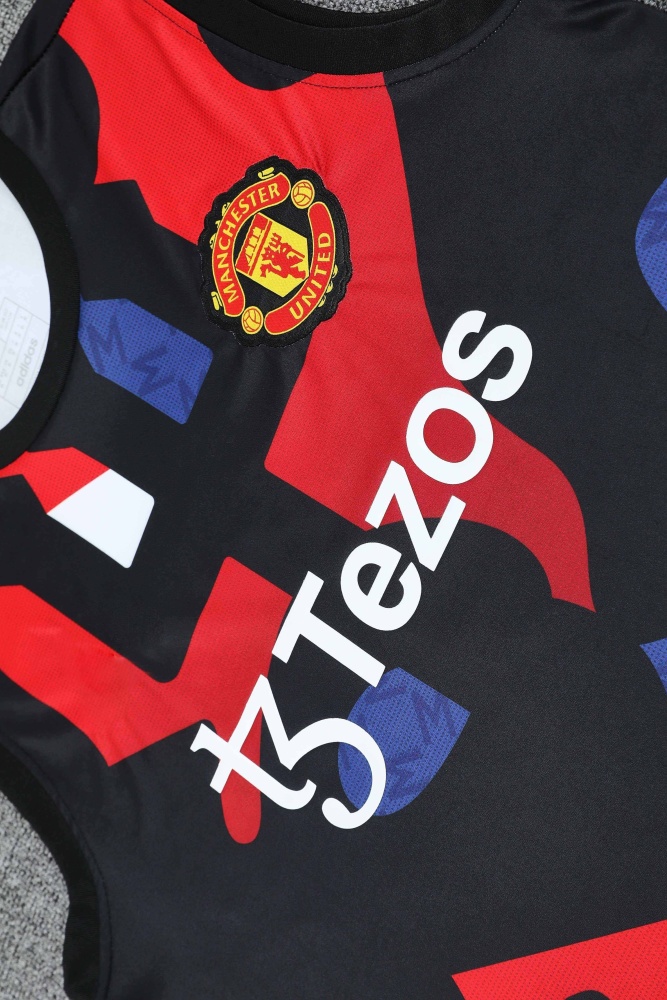2526 season Manchester United F.C. Training clothes suit vest Fan version