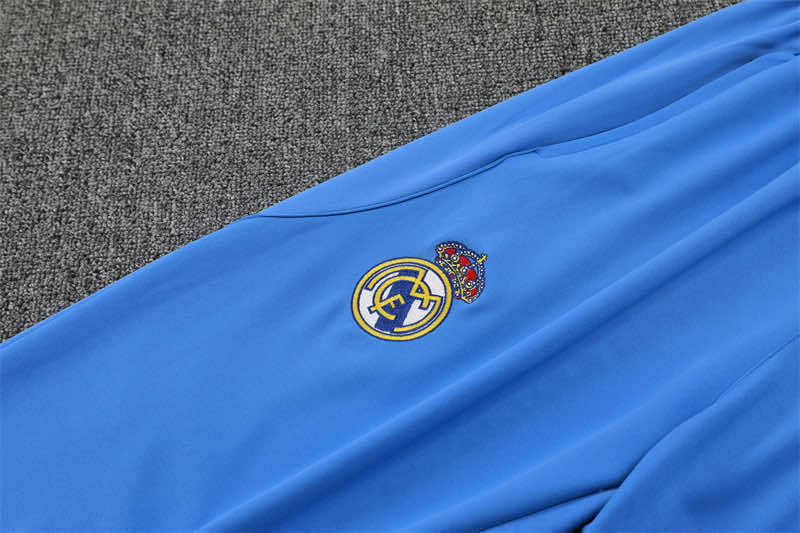 2526 season Real Madrid CF Half zip training suit set