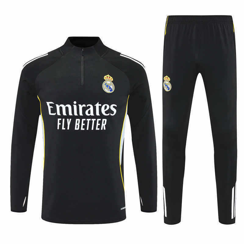 2526 season Real Madrid CF Half zip training suit set