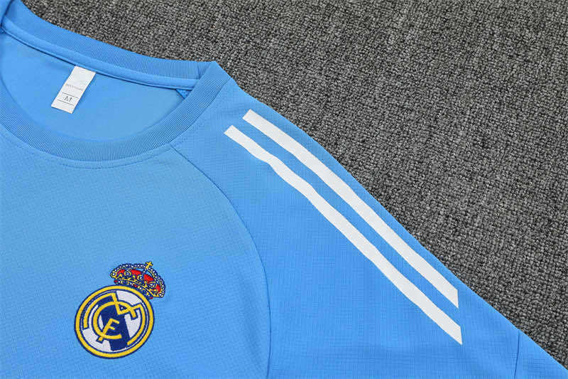 2526 season Real Madrid CF Training clothes suit Short sleeve Fan version