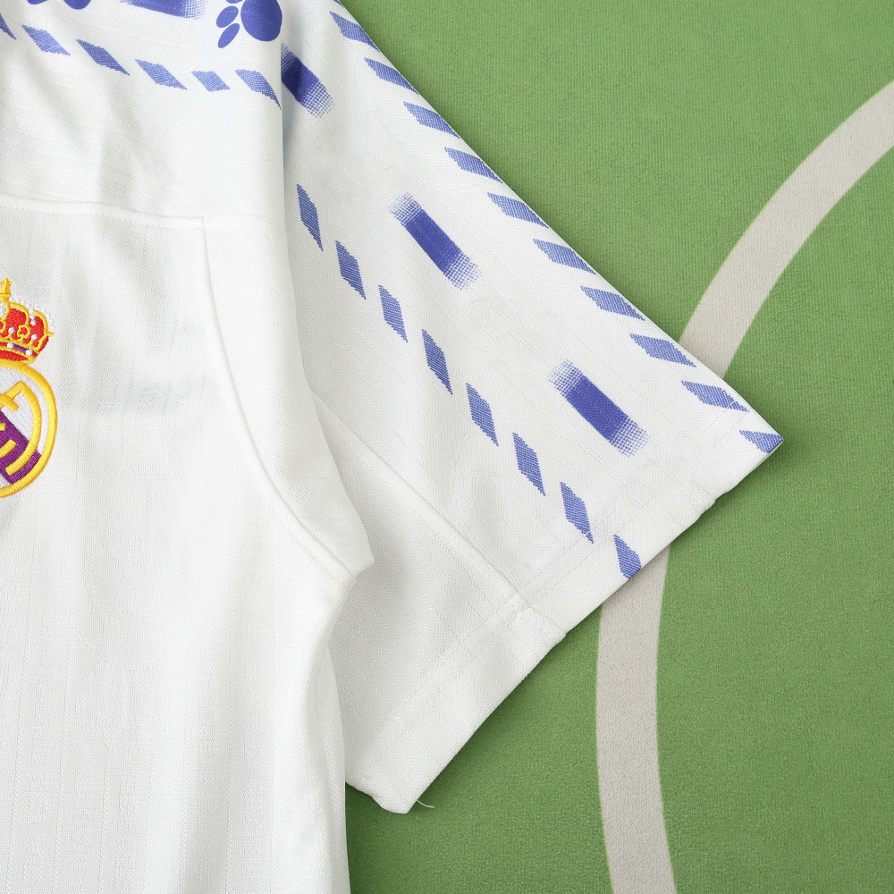 9697 season Real Madrid CF home retro Fan version