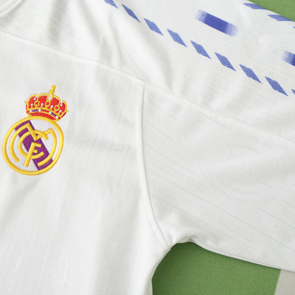 9697 season Real Madrid CF home retro Fan version