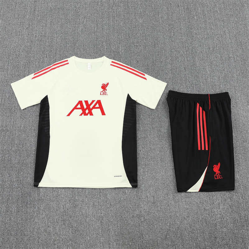 2526 season Liverpool F.C. Training clothes suit Short sleeve Fan version