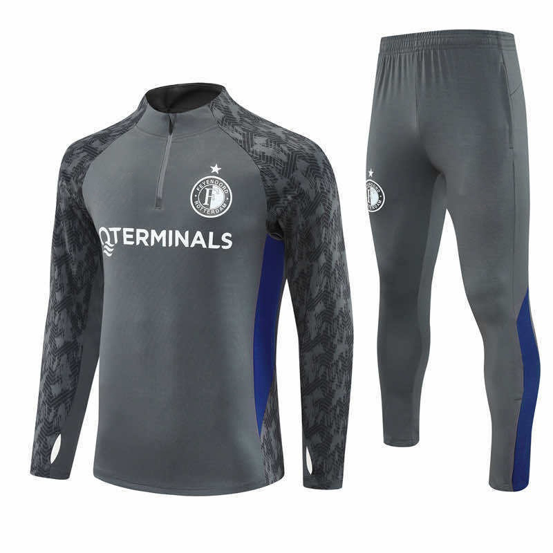 2526 season Feyenoord Half zip training suit set