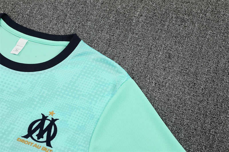 2526 season Olympique de Marseille Training clothes suit Short sleeve Fan version