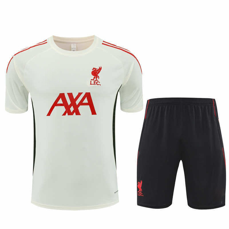 2526 season Liverpool F.C. Training clothes suit Short sleeve Fan version
