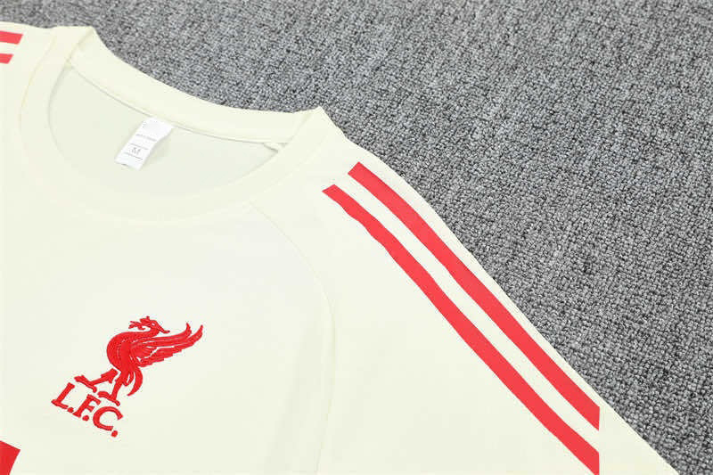 2526 season Liverpool F.C. Training clothes suit Short sleeve Fan version