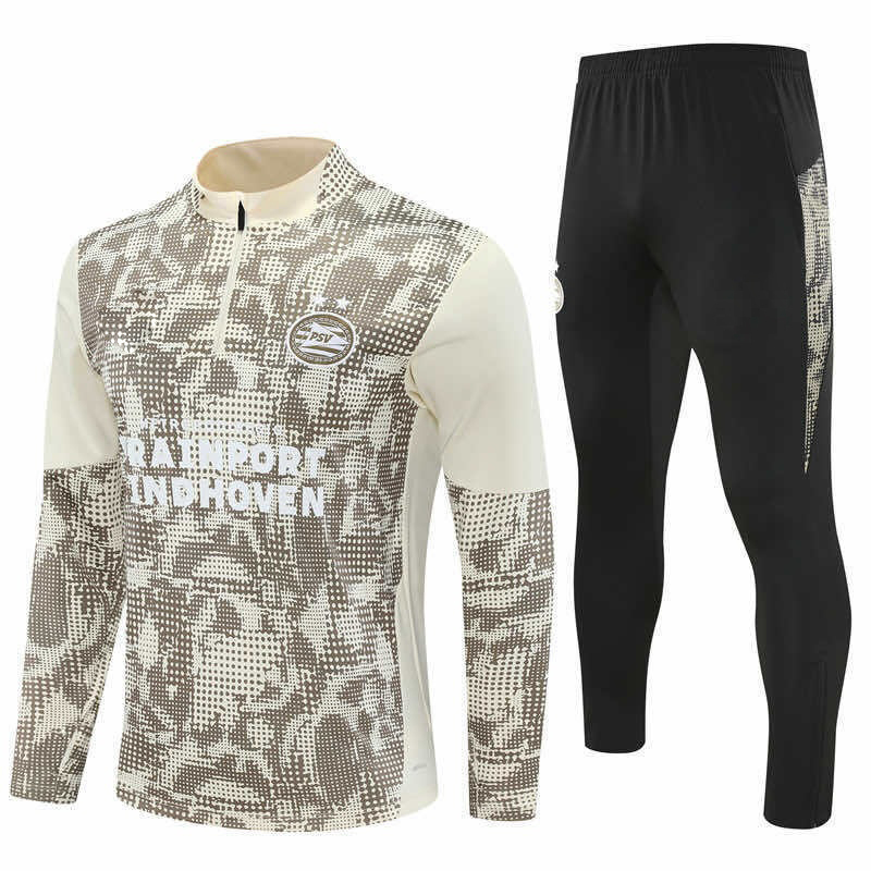 2526 season Eindhoven football club PSV Half zip training suit set