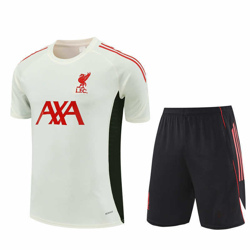 2526 season Liverpool F.C. Training clothes suit Short sleeve Fan version