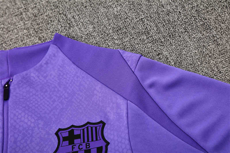 2526 season FC Barcelona / Barça Half zip training suit set