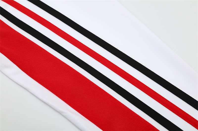 0304 season A.C. Milan white Half pull training suit