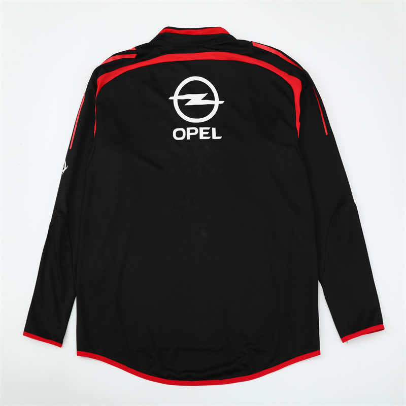0405 season A.C. Milan black Half pull training suit