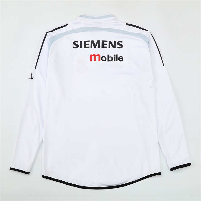 0405 season Real Madrid CF white Half pull training suit