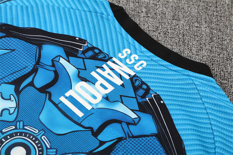 2526 season S.S.C. Napoli Training clothes suit Short sleeve Fan version