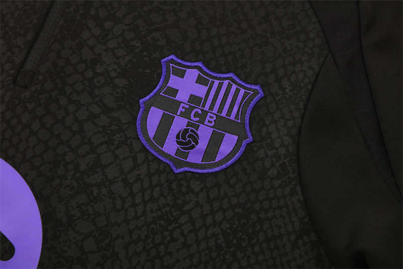 2526 season FC Barcelona / Barça Half zip training suit set