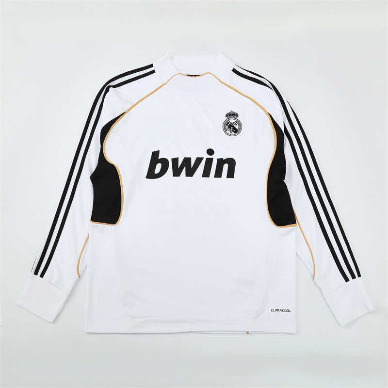 1112 season Real Madrid CF white Half pull training suit