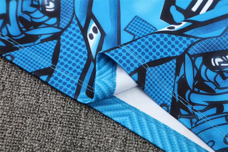 2526 season S.S.C. Napoli Half zip training suit set