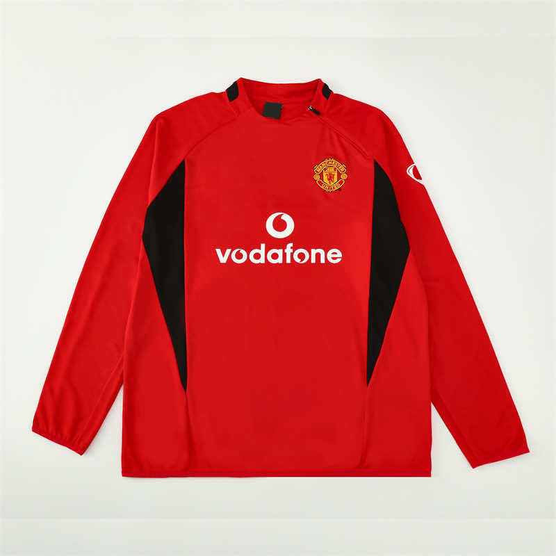 0203 season Manchester United F.C. red Half pull training suit